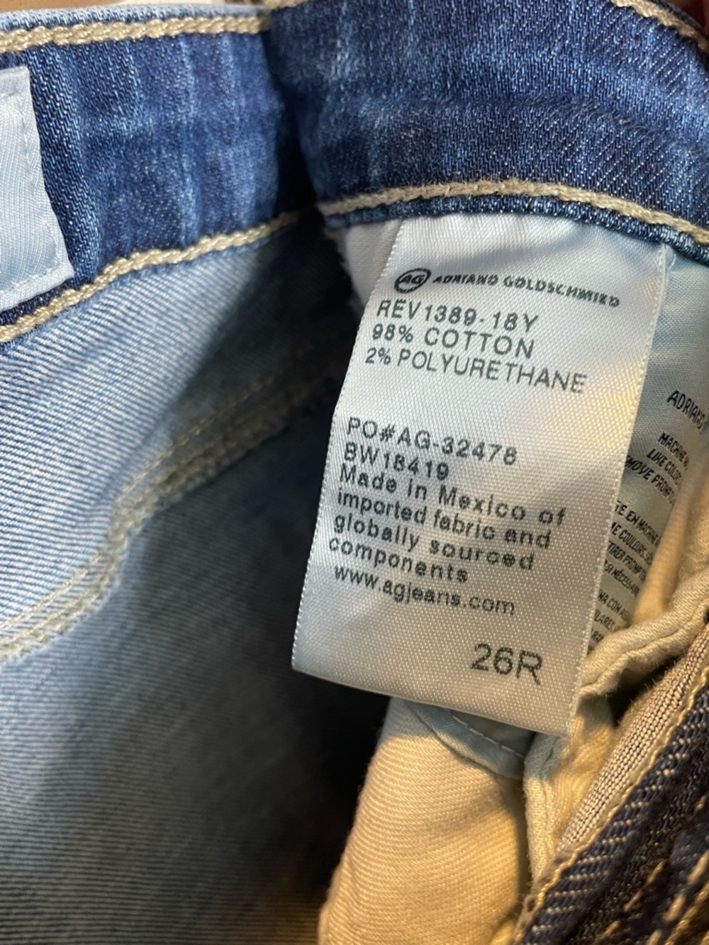 Ag Adriano Goldschmied Skinny Jeans in Dark Blue Wash - Picture 4 of 5